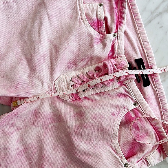 Cloture shop Authentic Isabel Marant cropped lace-up mid-rise slim leg jeans - Picture 12 of 15